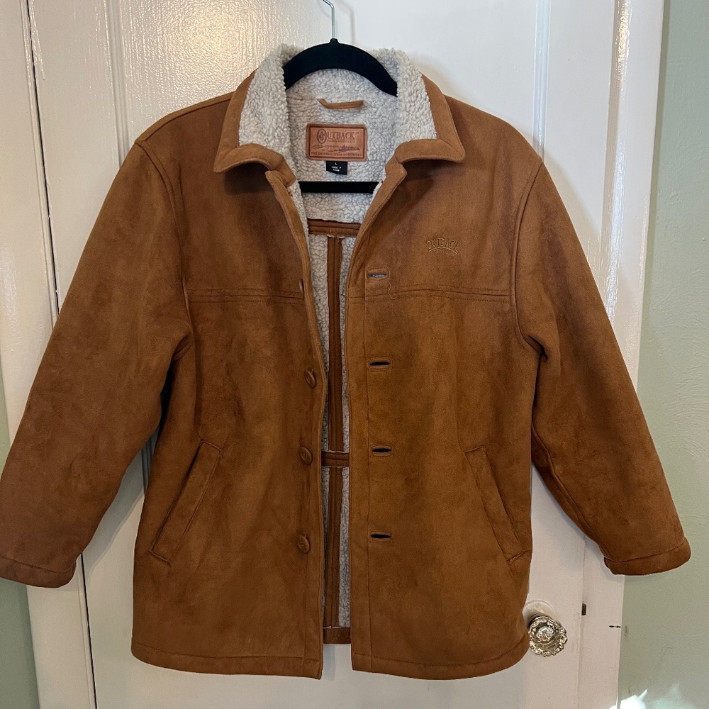 Outback Trading Company sherpa Lined Chore Coat Jacket Kids Plainsman Coat